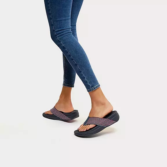 FitFlop SURFA Sandaler Med Tåstolpe Sort | 47084788