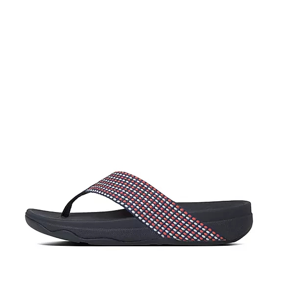 FitFlop SURFA Sandaler Med Tåstolpe Sort | 47084788