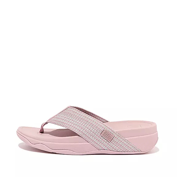 FitFlop SURFA Webbing Sandaler Med Tåstolpe LyseLilla | 25497267