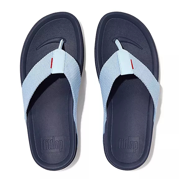 FitFlop SURFER Mens Sandaler Med Tåstolpe Blå | 69590443