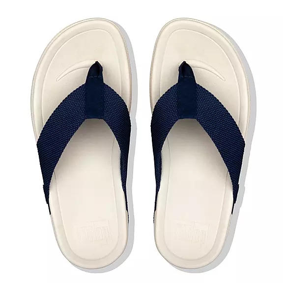 FitFlop SURFER Mens Sandaler Med Tåstolpe Mørkeblå | 75606663