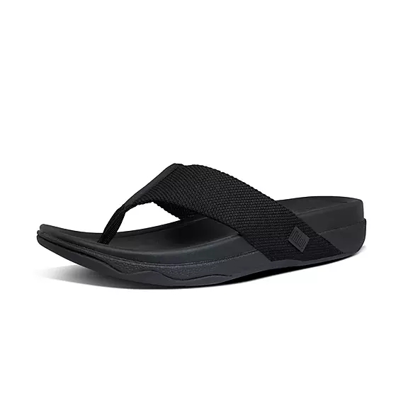 FitFlop SURFER Mens Sandaler Med Tåstolpe Sort | 81461457