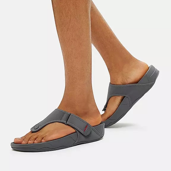 FitFlop TRAKK II Strand-Resistant Sandaler Med Tåstolpe Grå | 34398814