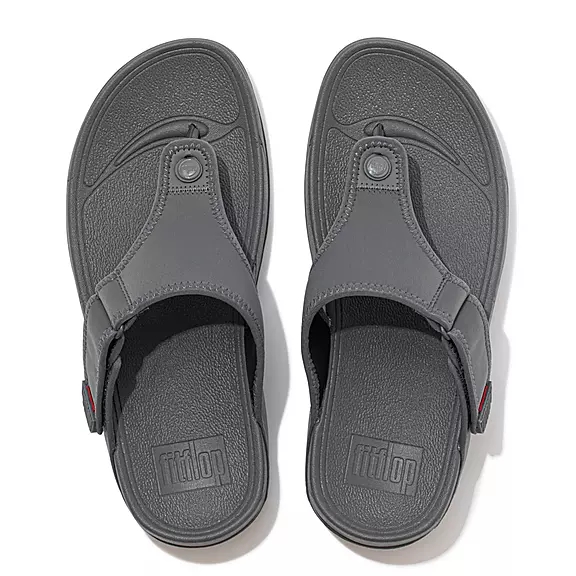 FitFlop TRAKK II Strand-Resistant Sandaler Med Tåstolpe Grå | 34398814
