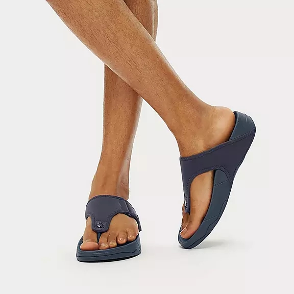 FitFlop TRAKK II Strand-Resistant Sandaler Med Tåstolpe Mørkeblå | 87078611