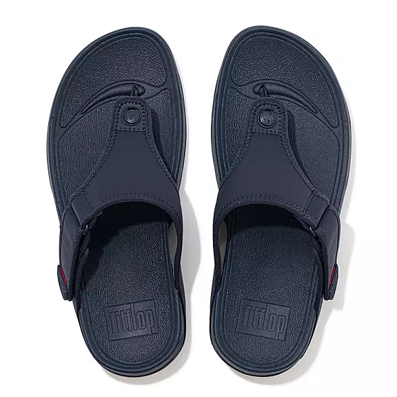 FitFlop TRAKK II Strand-Resistant Sandaler Med Tåstolpe Mørkeblå | 87078611