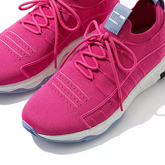 FitFlop VITAMIN FF E01 Knit Sports Sneakers Fuchsia | 17947522