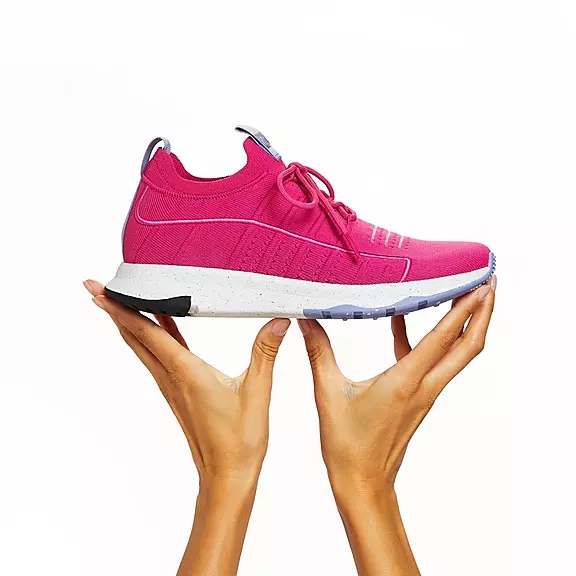 FitFlop VITAMIN FF E01 Knit Sports Sneakers Fuchsia | 17947522