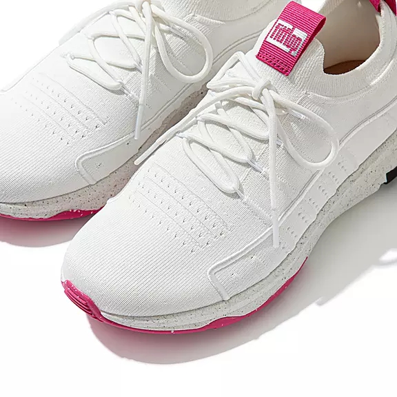 FitFlop VITAMIN FF E01 Knit Sports Sneakers Hvide | 35275631