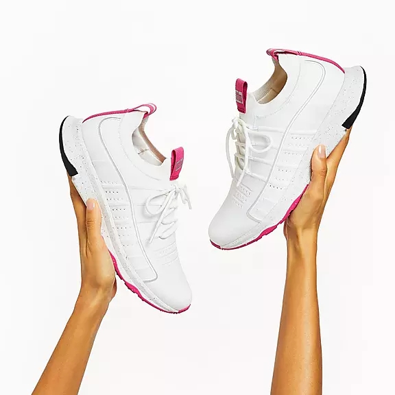 FitFlop VITAMIN FF E01 Knit Sports Sneakers Hvide | 35275631