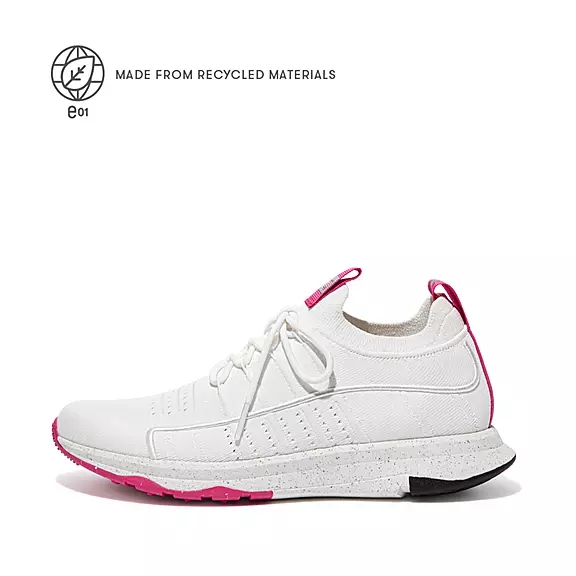 FitFlop VITAMIN FF E01 Knit Sports Sneakers Hvide | 35275631