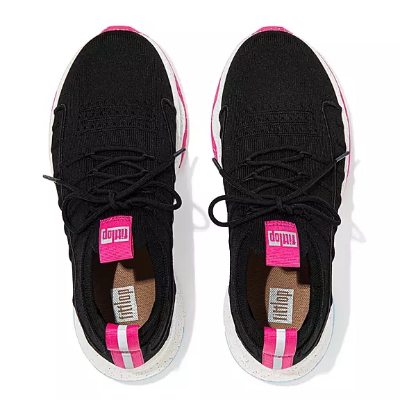 FitFlop VITAMIN FF E01 Knit Sports Sneakers Sort | 73527778