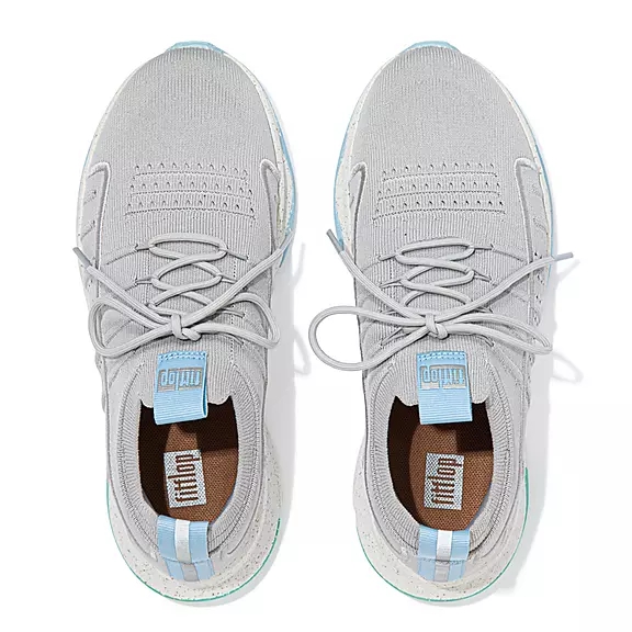 FitFlop VITAMIN FF E01 Knit Sports Sneakers Grå | 89403777