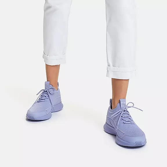 FitFlop VITAMIN FF Knit Sports Sneakers Lavendel | 38349618