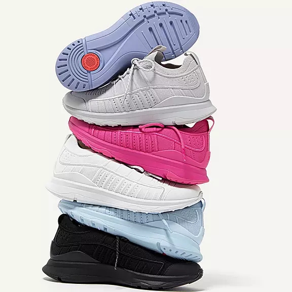 FitFlop VITAMIN FF Knit Sports Sneakers Lavendel | 38349618