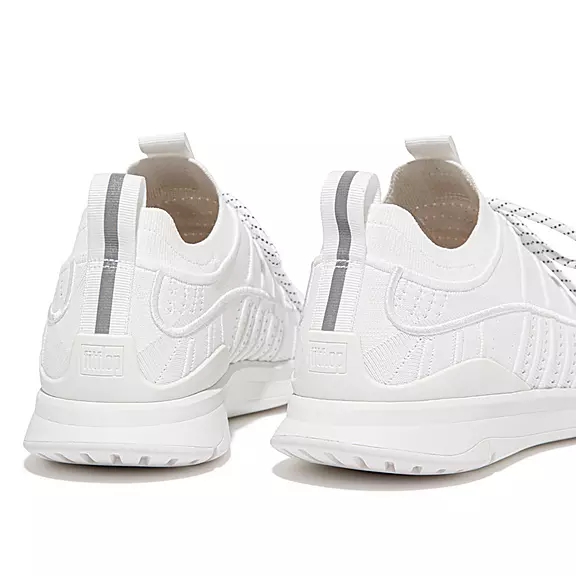 FitFlop VITAMIN FF Knit Sports Sneakers Hvide | 41967497