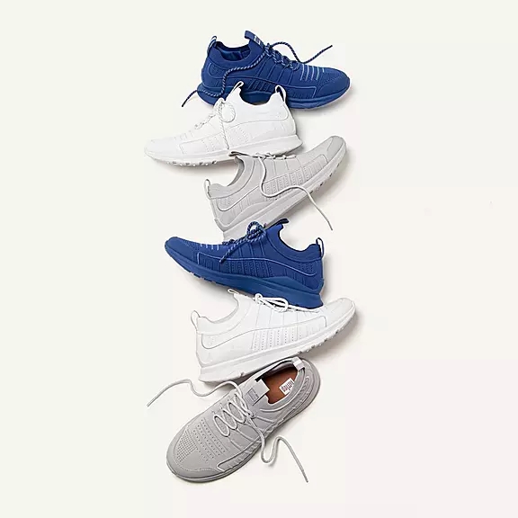 FitFlop VITAMIN FF Knit Sports Sneakers Grå | 42514596