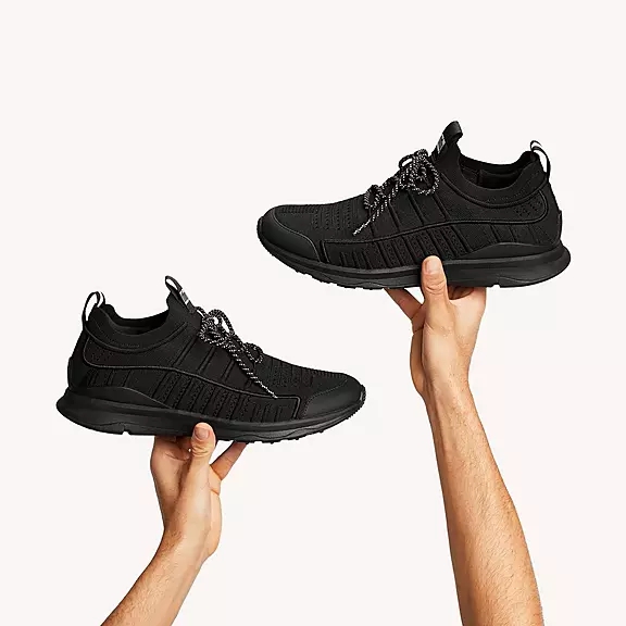 FitFlop VITAMIN FF Knit Sports Sneakers Sort | 48054402