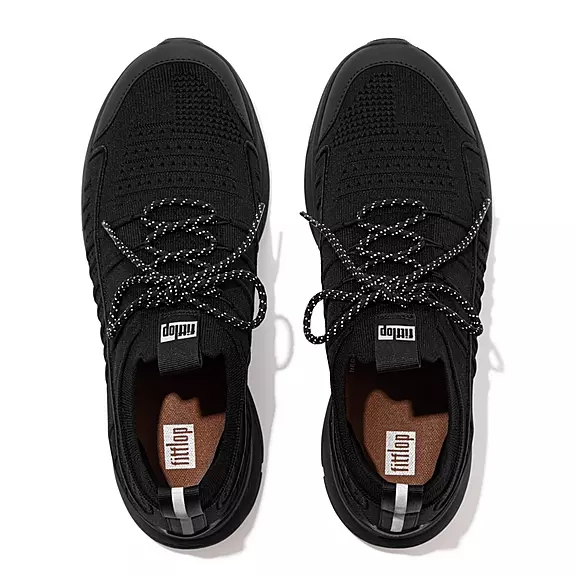 FitFlop VITAMIN FF Knit Sports Sneakers Sort | 48054402