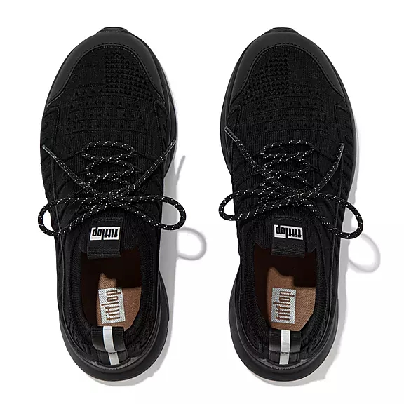 FitFlop VITAMIN FF Knit Sports Sneakers Sort | 54058267
