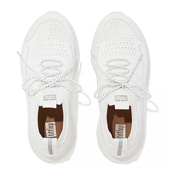 FitFlop VITAMIN FF Knit Sports Sneakers Hvide | 98392212