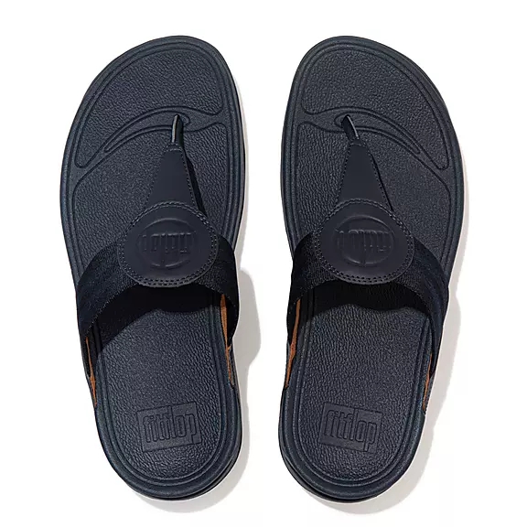 FitFlop WALKSTAR Webbing Sandaler Med Tåstolpe Mørkeblå | 67124368