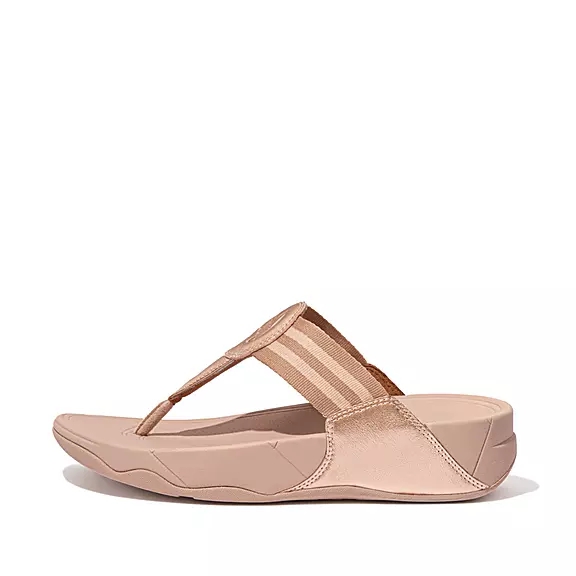 FitFlop WALKSTAR Webbing Sandaler Med Tåstolpe Lyserød | 93924995