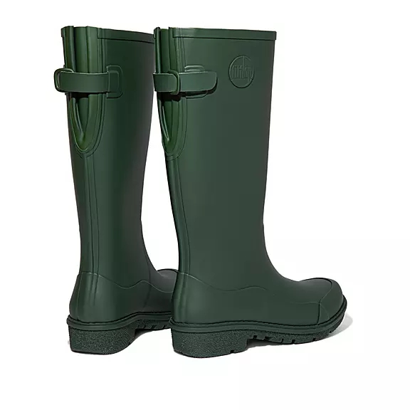 FitFlop WONDERWELLY Høje Gummistøvler Grøn | 31638190