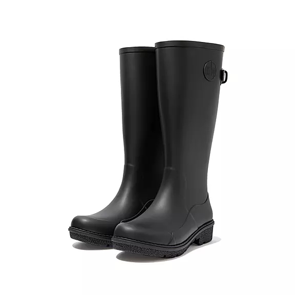 FitFlop WONDERWELLY Høje Gummistøvler Sort | 73682996