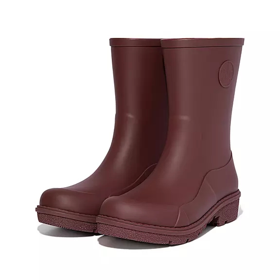 FitFlop WONDERWELLY Kort Gummistøvler Bordeaux | 17019542