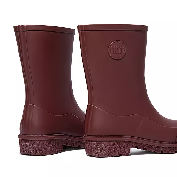 FitFlop WONDERWELLY Kort Gummistøvler Bordeaux | 17019542