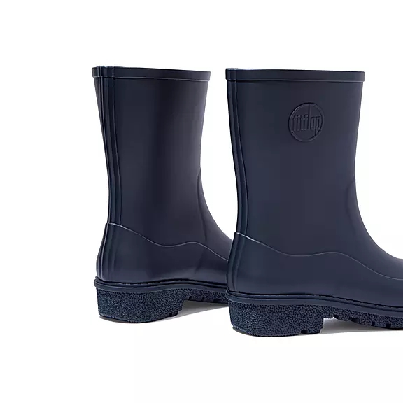 FitFlop WONDERWELLY Kort Gummistøvler Mørkeblå | 92285654