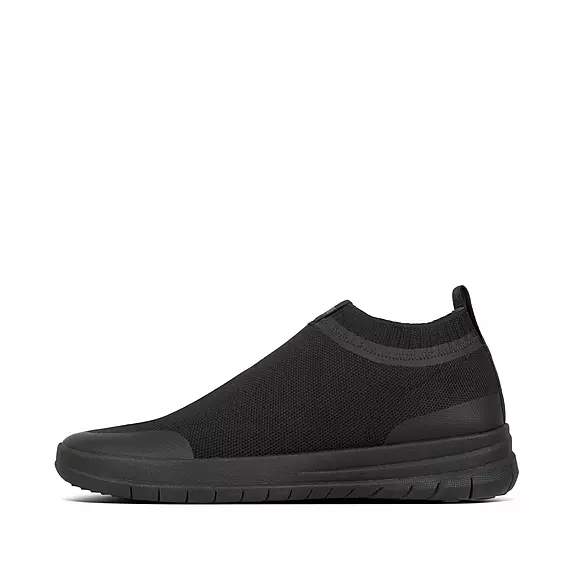 FitFlop ÜBERKNIT Slip-On Sneakers Sort | 31931725