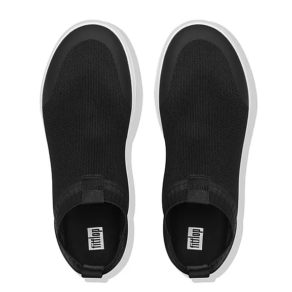 FitFlop ÜBERKNIT Slip-On Sneakers Sort | 89957296