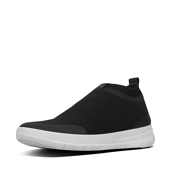 FitFlop ÜBERKNIT Slip-On Sneakers Sort | 89957296